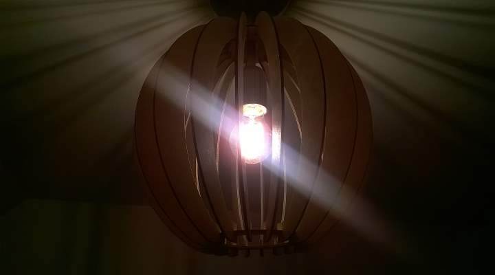 Luminaire with bulb